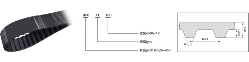 H（节距=12.7mm）